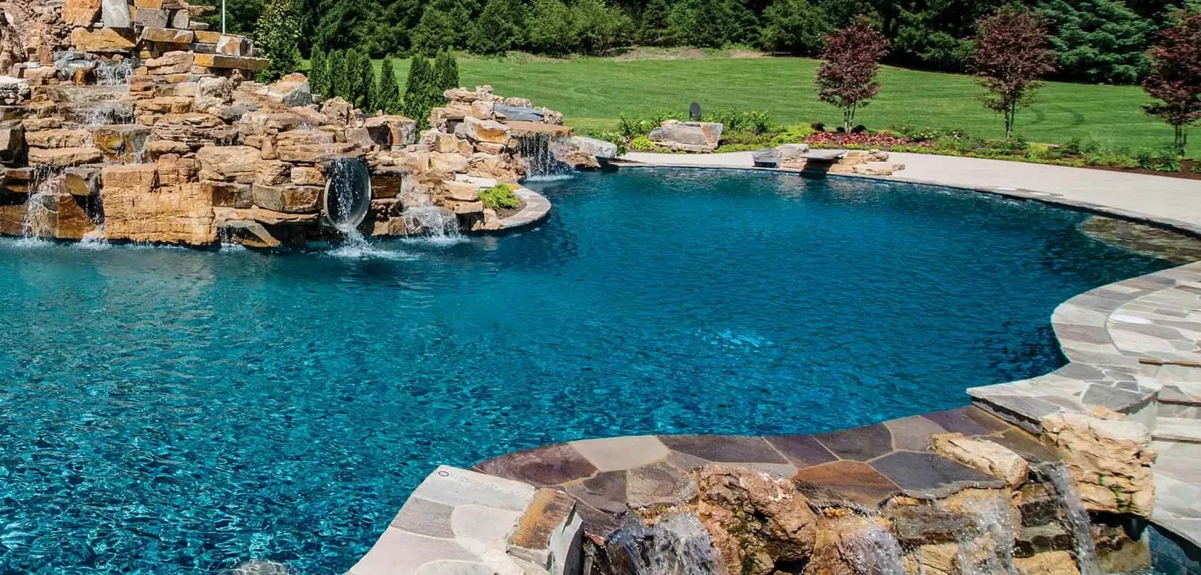 Pool finished in PebbleSheen Turtle Bay (PTI photography)