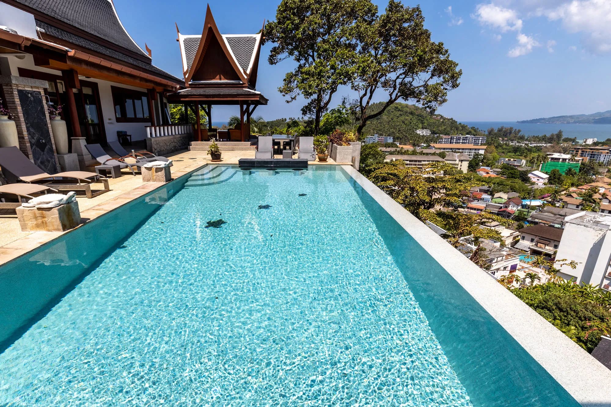 Thai pavilion villa infinity pool, Phuket — photo 40