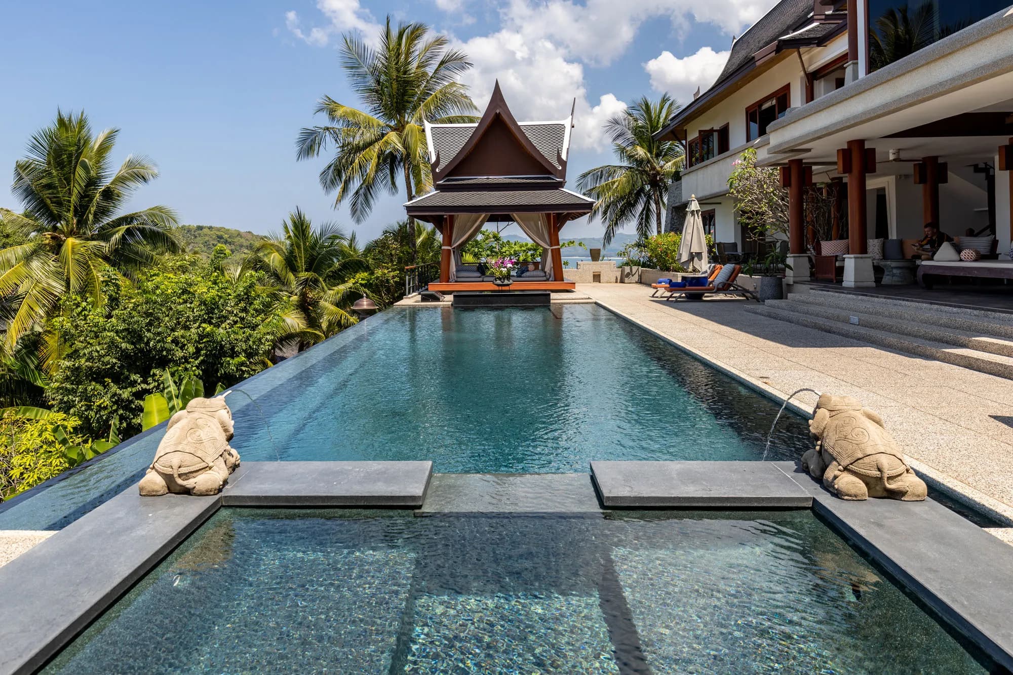 Thai pavilion villa infinity pool, Phuket — photo 21