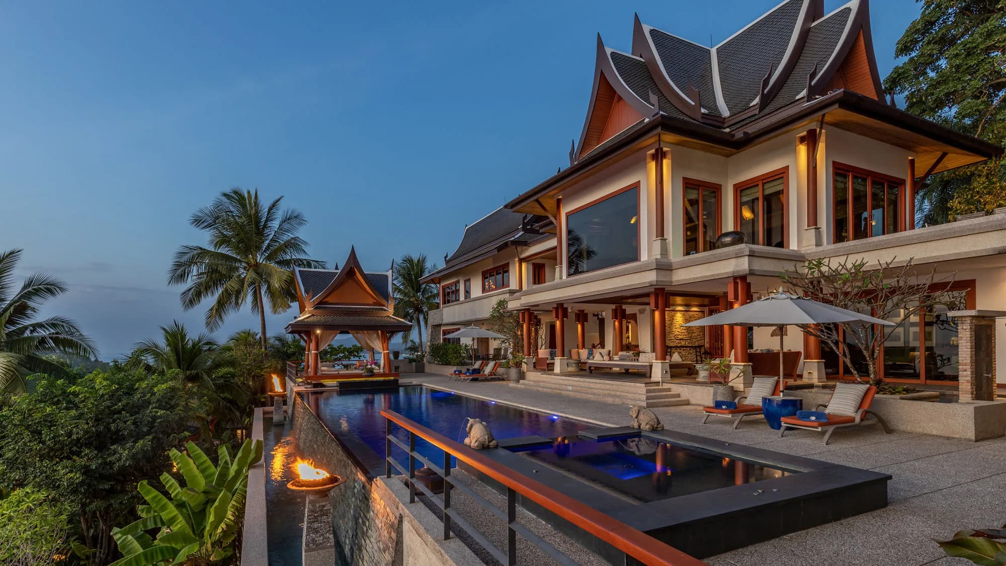 Thai pavilion villa infinity pool, Phuket — photo 11