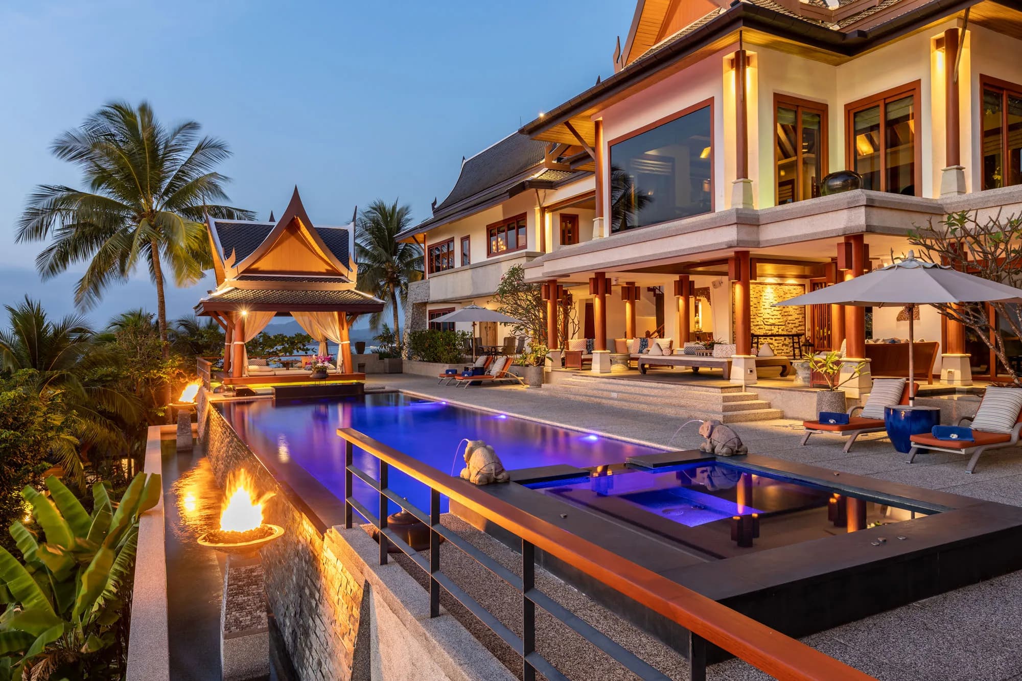 Thai pavilion villa infinity pool, Phuket — photo 12