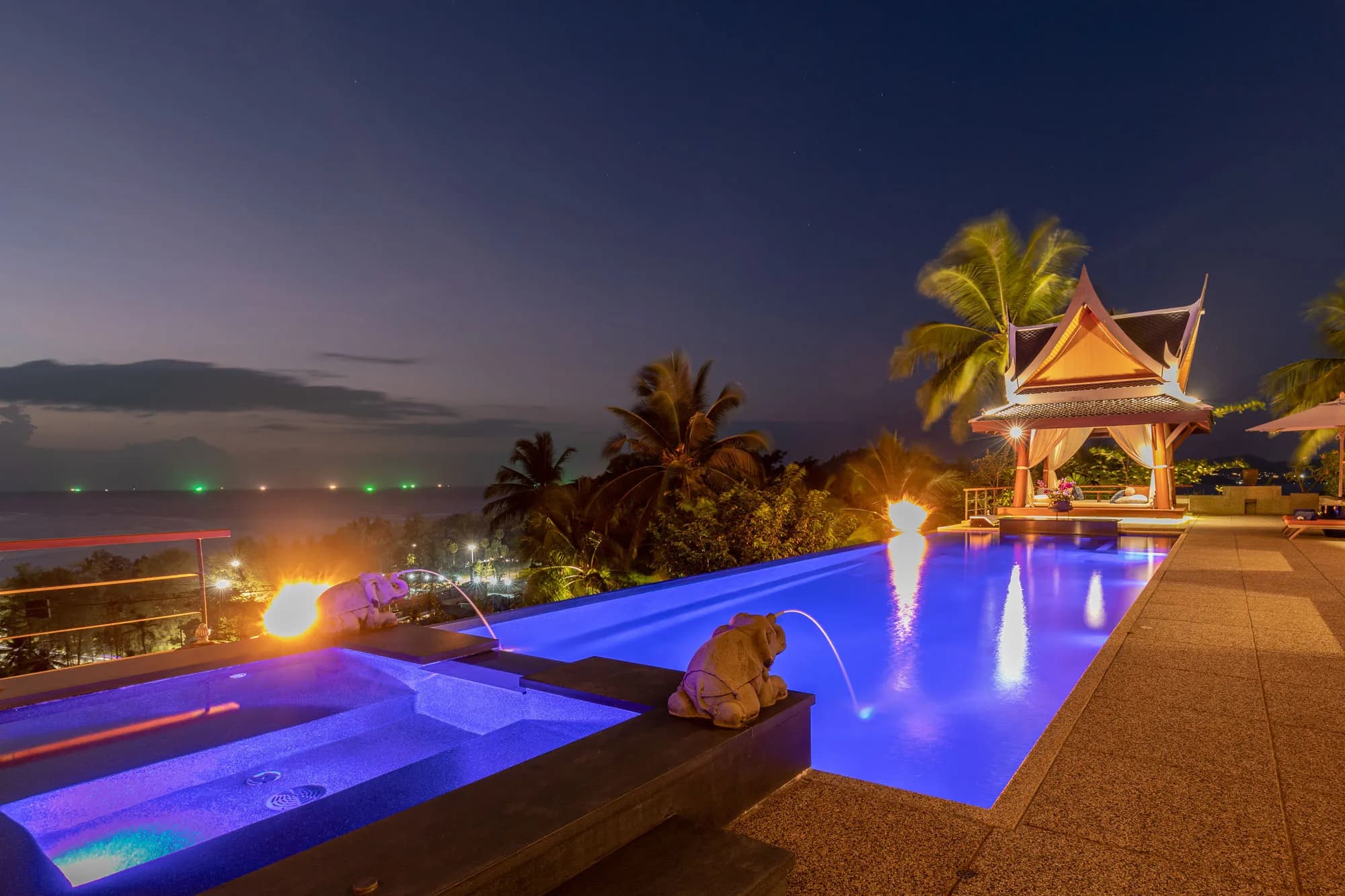 Thai pavilion villa infinity pool, Phuket — photo 7