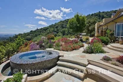 Lightstreams glass tile, SBBS Mix — photo 4