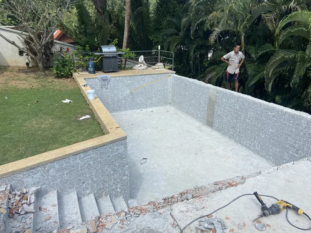 Rawai pool renovation, Phuket — photo 2